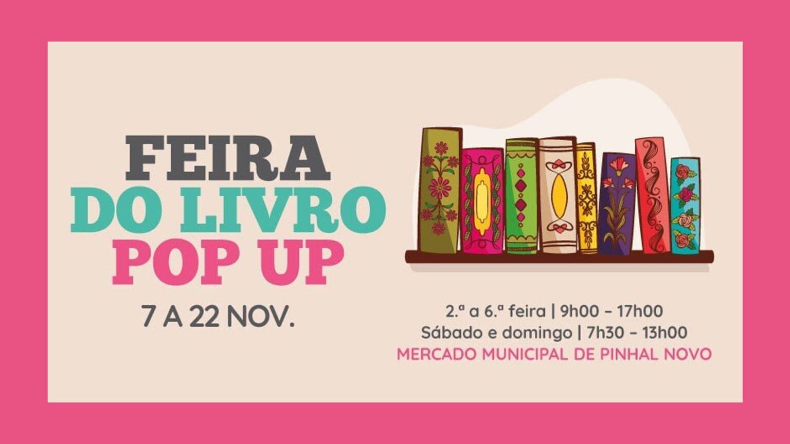 Feira do Livro Pop Up em Palmela: Um Evento Literário Imperdível 1 Feira do Livro Pop Up em Palmela: Um Evento Literário Imperdível
