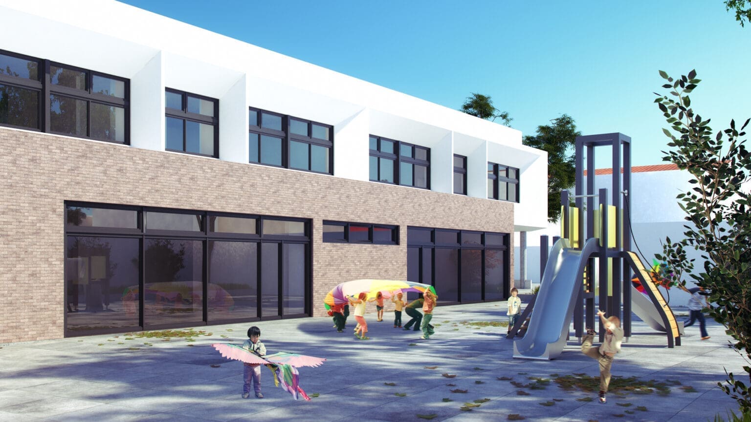 Renovação escolar em curso 1 Renovação escolar em curso