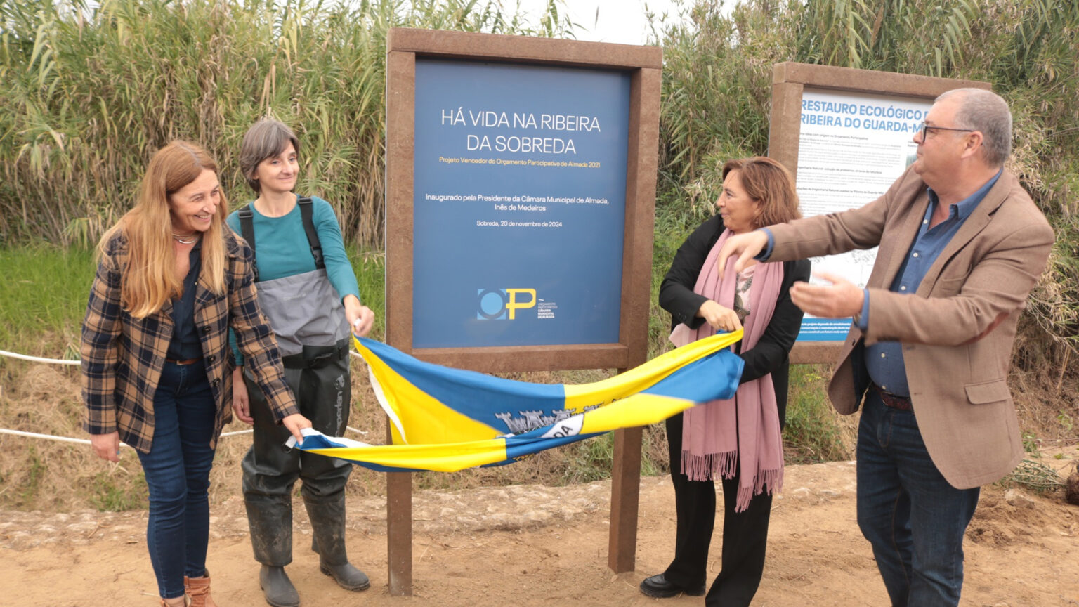 CMA Inaugura Projeto Vencedor do Orçamento Participativo "Há Vida na Ribeira da Sobreda" 1 CMA Inaugura Projeto Vencedor do Orçamento Participativo “Há Vida na Ribeira da Sobreda”