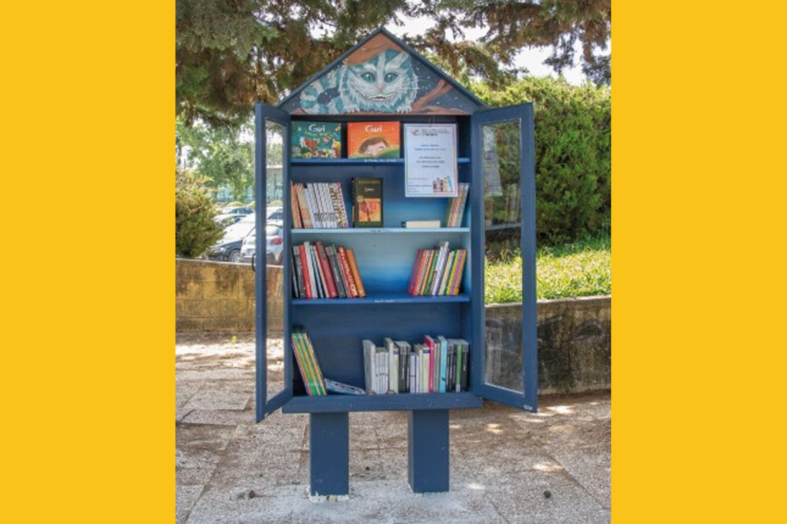 Biblioteca de Rua em Palmela ganha novo “Cantinho da Leitura”