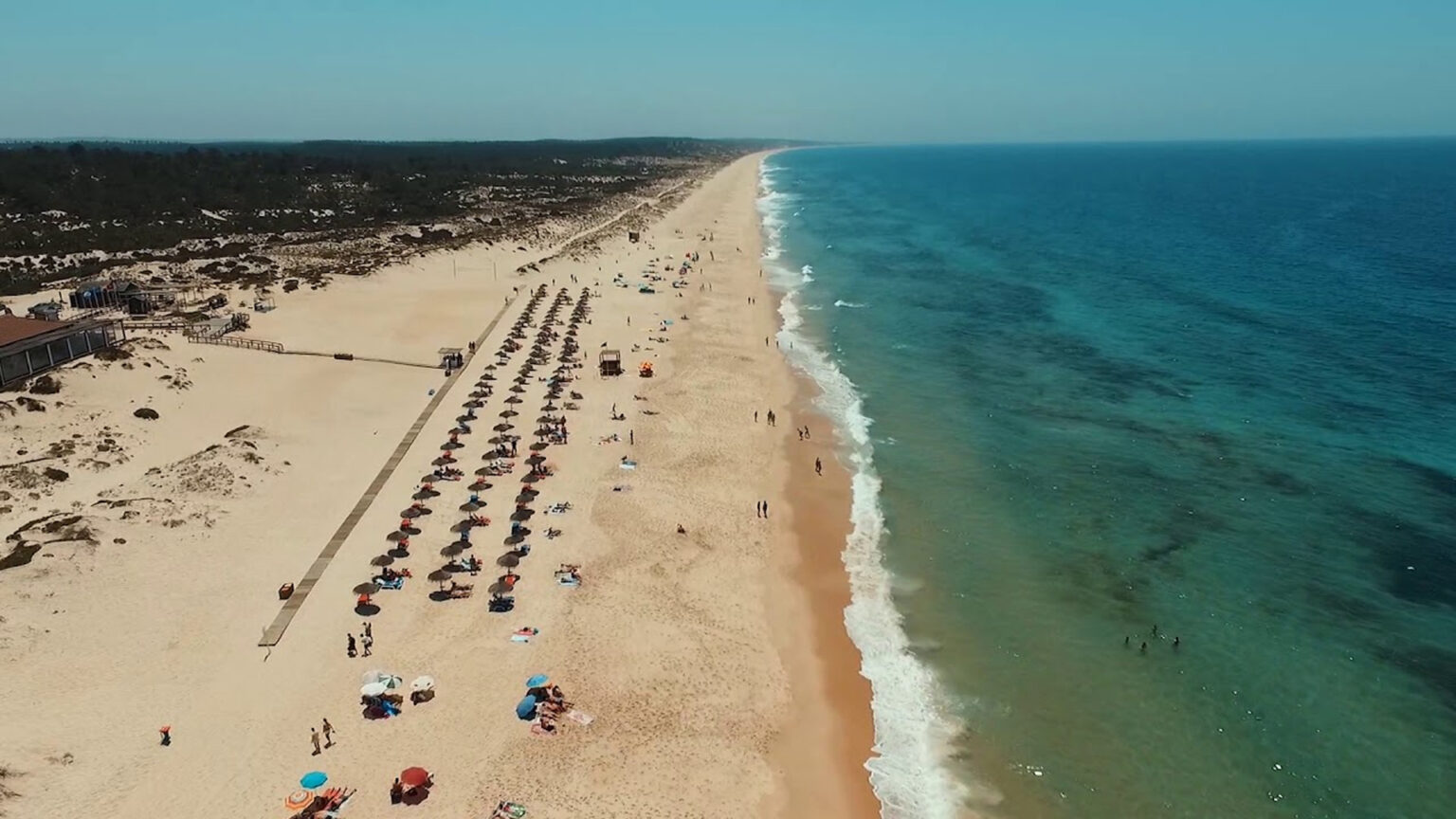 Foi reaberta a estrada para a Praia do Pego em Grândola 1 Foi reaberta a estrada para a Praia do Pego em Grândola