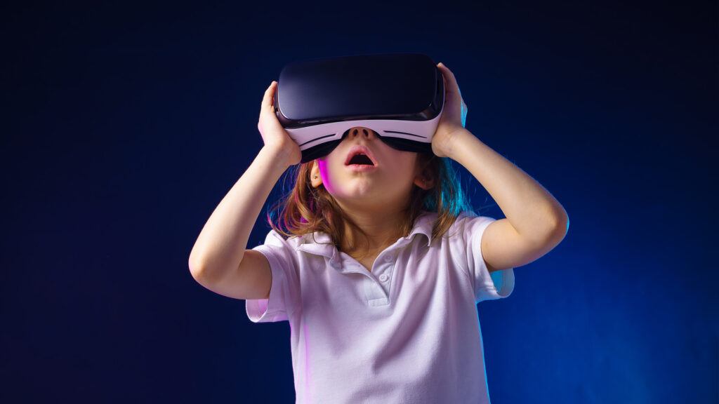 parque infantil e realidade virtual
