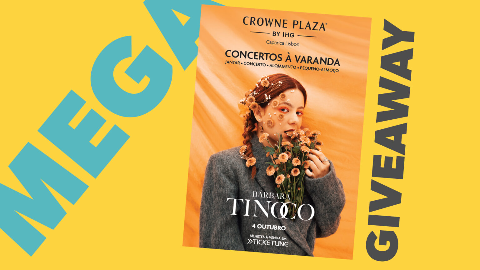 Ganhe uma noite de estadia na Caparica e a oportunidade de ver Bárbara Tinoco em formato intimista
