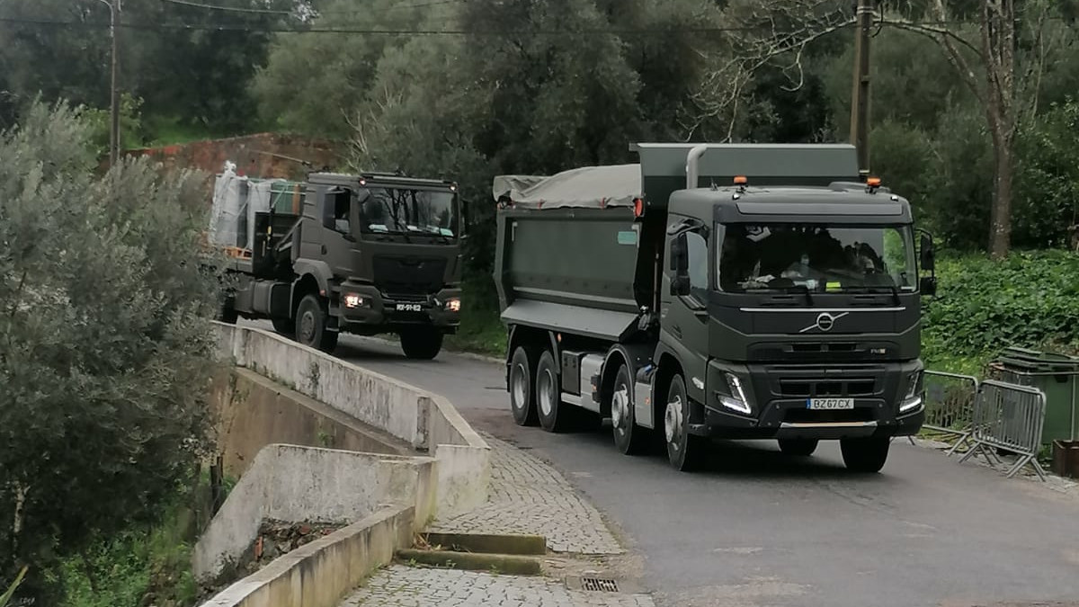 Militares em Alcácer do Sal para minimizar derrocadas no castelo